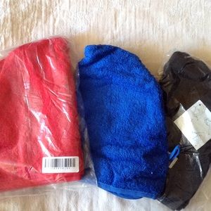 Hair robe. Bundle of 3. 100% cotton.